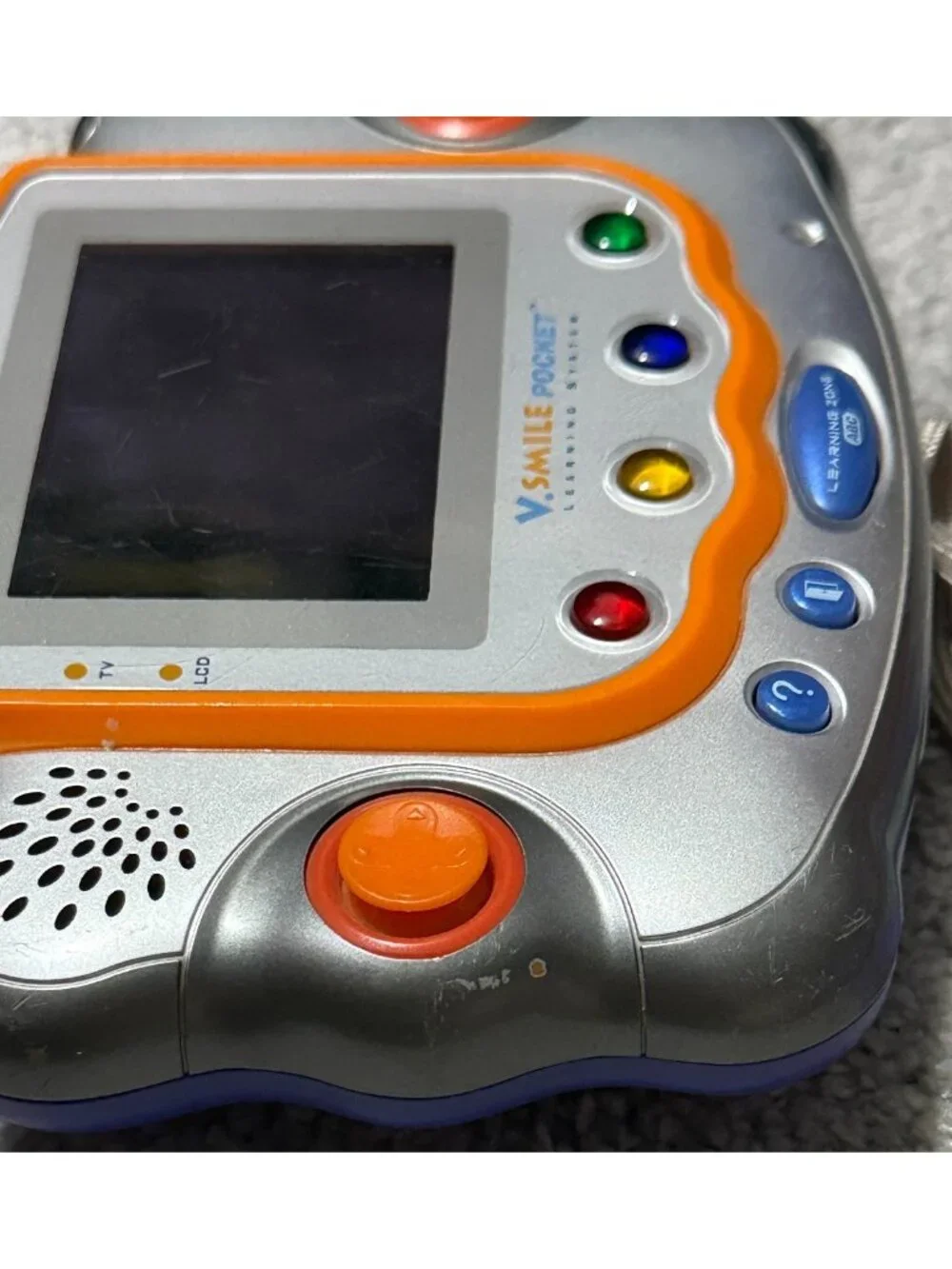 VTech V.Smile Pocket Learning System Handheld Console Tested & Works + 3 Games